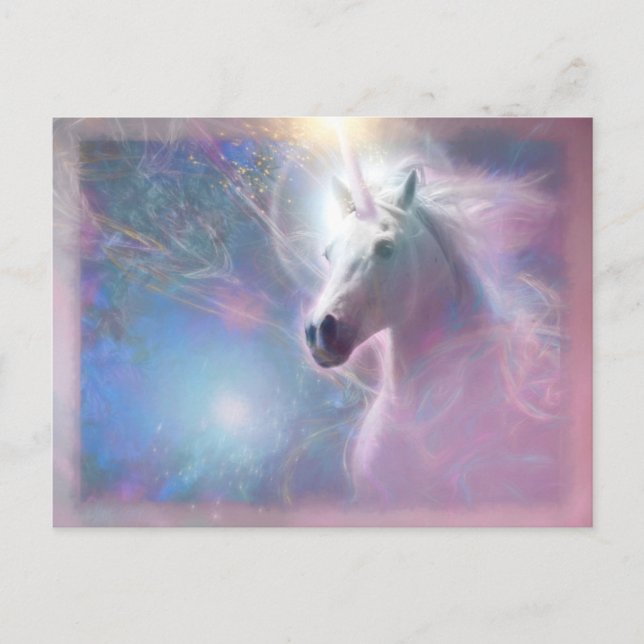 Cartão Postal Unicorn Horse SHAFIRE (Frente)
