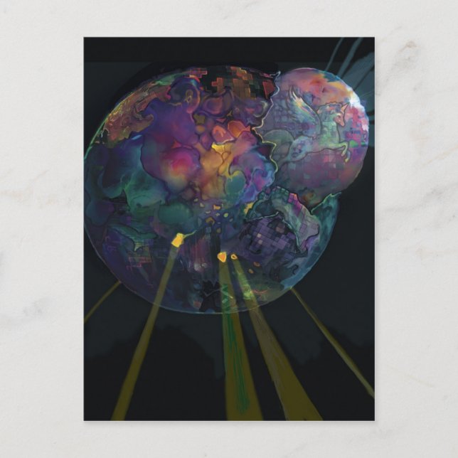 Cartão Postal Unicorn Pod~~~~ (Frente)