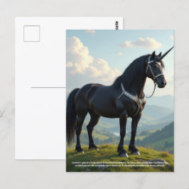 Cartão Postal Unicórnio