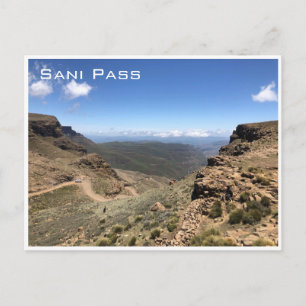 Cartão Postal unidade sani pass
