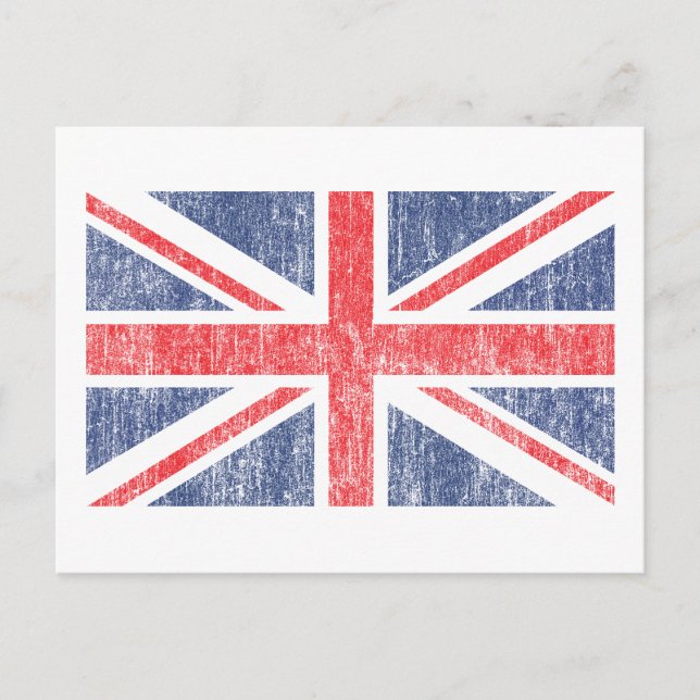 Cartão Postal Union Flag Vintage (Frente)