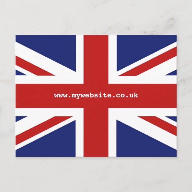 Cartão Postal Union Jack (Frente)