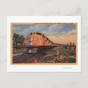 Cartão Postal Union Pacific Railroad "City of Los Angeles"