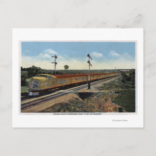 Cartão Postal Union Pacific Streamliner "Cidade de Denver"