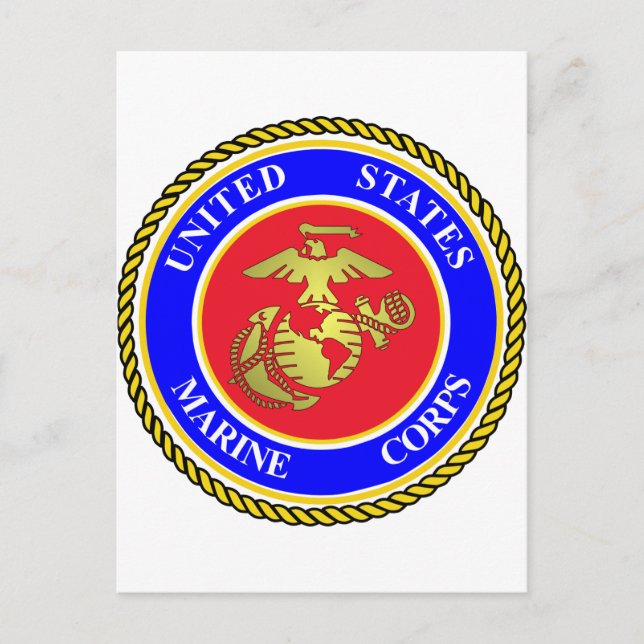 Cartão Postal United States Marine Corps (Frente)