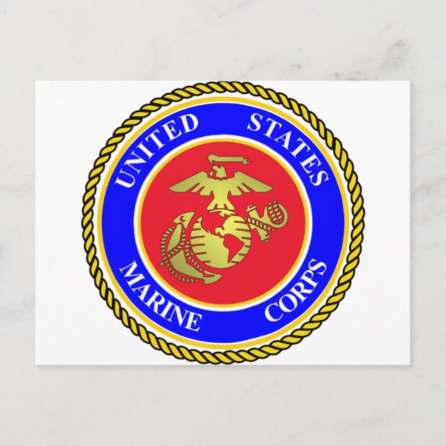 Cartão Postal United States Marine Corps (Frente)