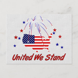 Cartão Postal United We Stand