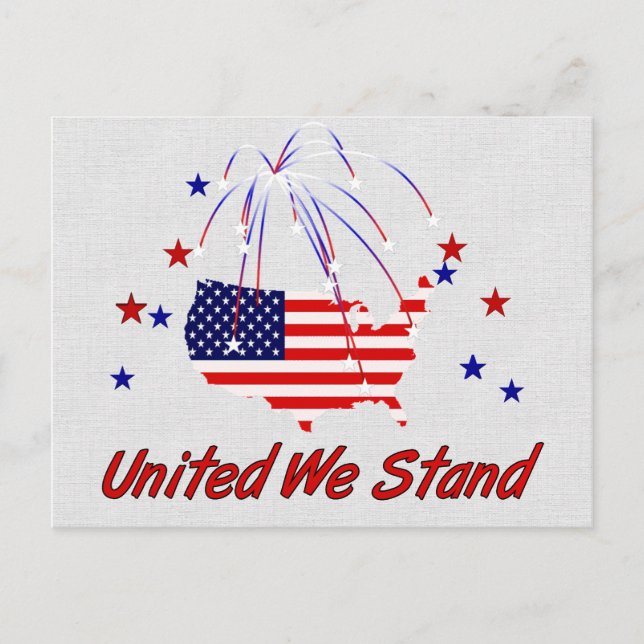 Cartão Postal United We Stand (Frente)