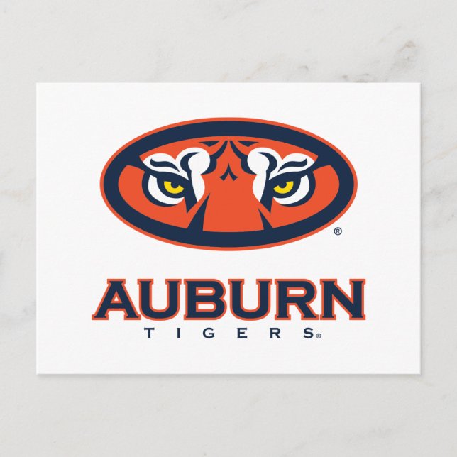 Cartão Postal Universidade de Auburn | Auburn Tigers (Frente)