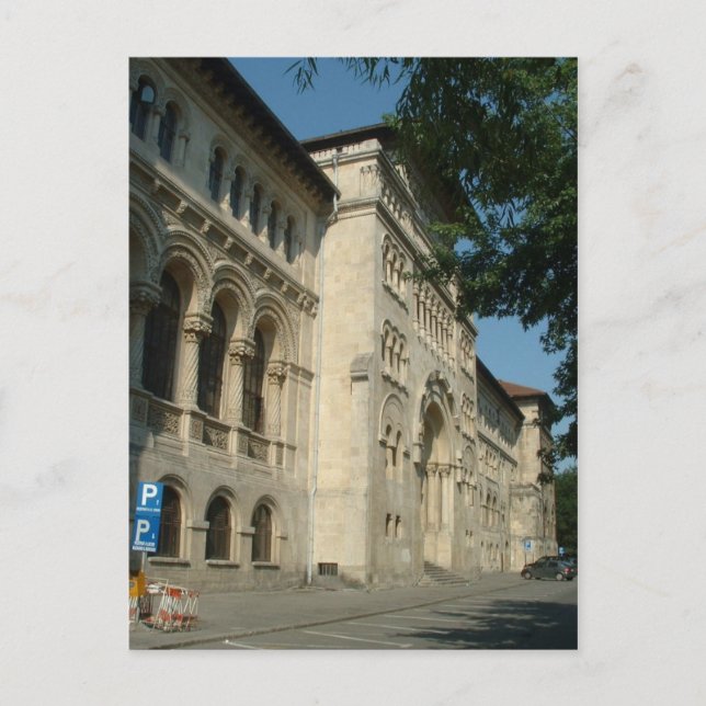 Cartão Postal Universidade de Bucareste (Frente)