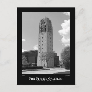 Cartão Postal Universidade de Michigan Clock Tower
