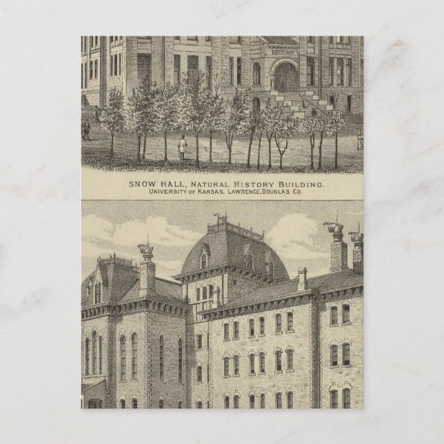 Cartão Postal Universidade do Kansas (Frente)