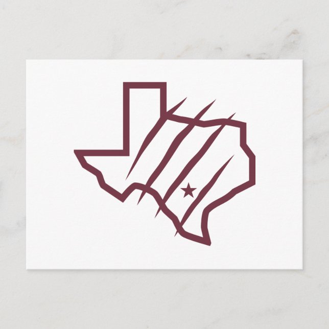 Cartão Postal Universidade do Texas A&M - San Antonio | Logotipo (Frente)