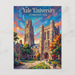 Cartão Postal Universidade Yale Connecticut