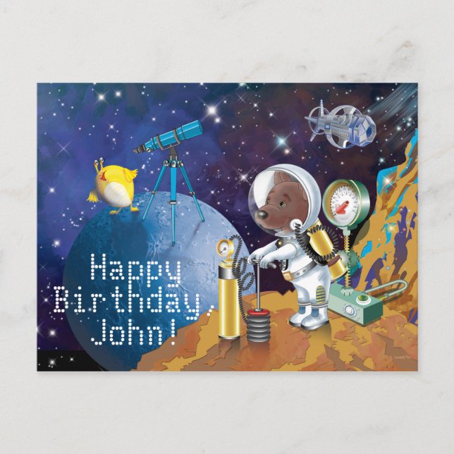 Cartão Postal universo (Frente)