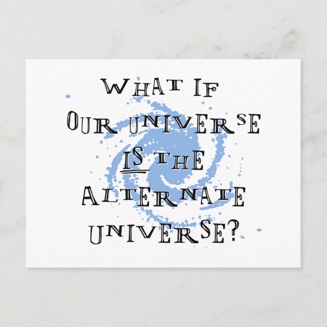 Cartão Postal Universo Alternativo (Frente)