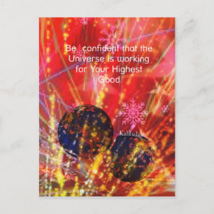 Cartão Postal Universo trabalha para você