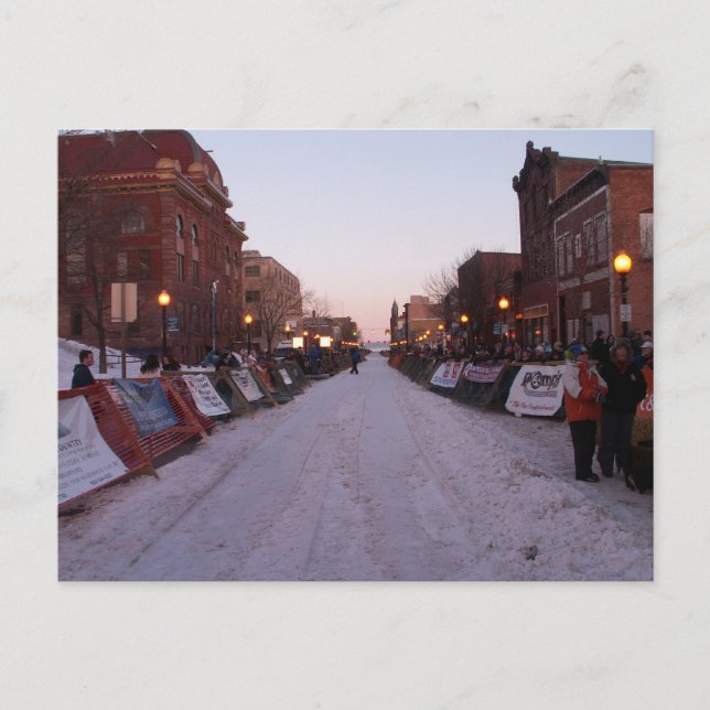 Cartão Postal UP 200 Linha Inicial, Marquette, MI (Frente)