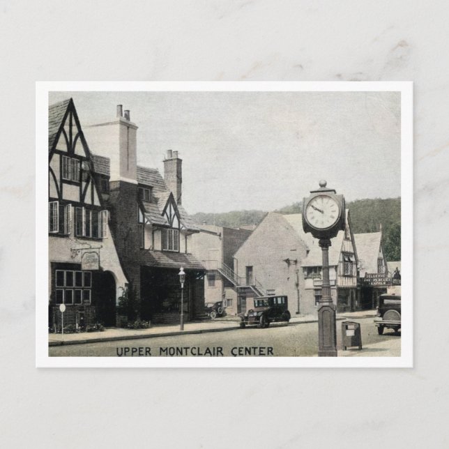 Cartão Postal Upper Montclair Nj Valley Road 1920 (Frente)