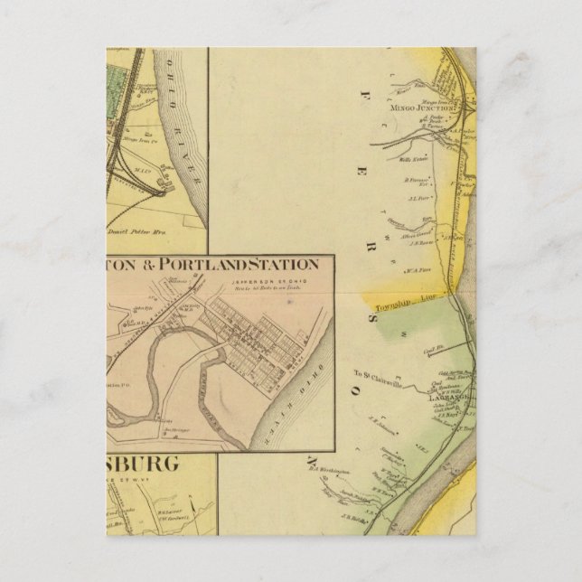 Cartão Postal Upper Ohio River e Valley 7 (Frente)