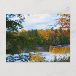 Cartão Postal Upper Tahquamenon Falls, Autumn, Michigan