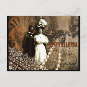 Cartão postal Uptown Blak Vintage