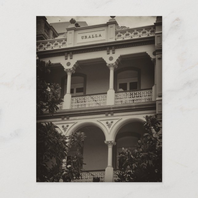 Cartão Postal Uralla Building, Sydney, Austrália (Frente)