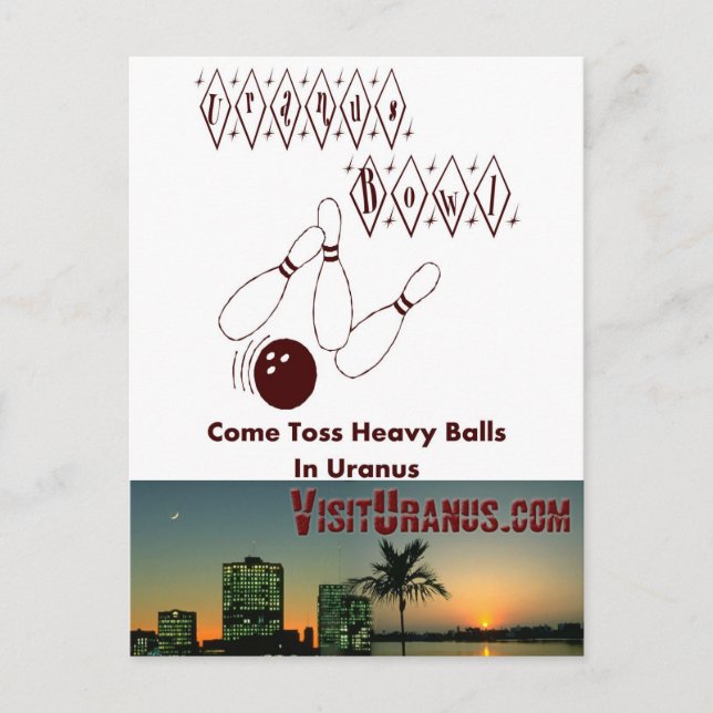 Cartão Postal Uranus Bowl (Frente)