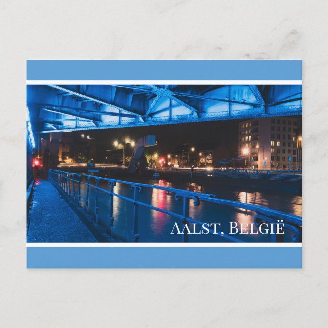 Cartão Postal Urban Nights Aalst, Bélgica (Frente)