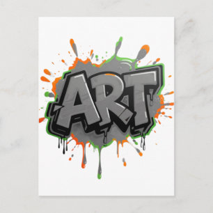 Cartão Postal Urban Splash Art Graffiti Pulse Bold Street Expres