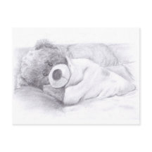 Ursinho preguiçoso e sonolento