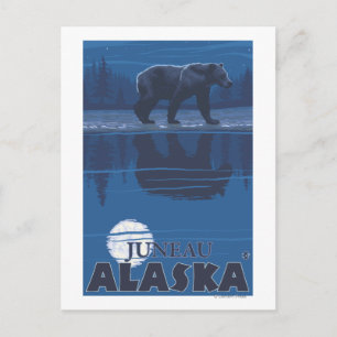 Cartão Postal Urso à Lua - Juneau, Alasca