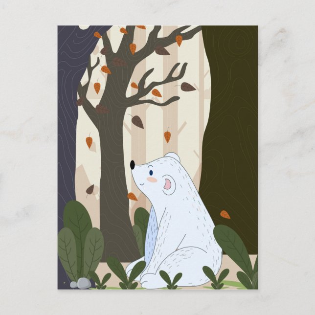 Cartão Postal Urso Bonito (Frente)