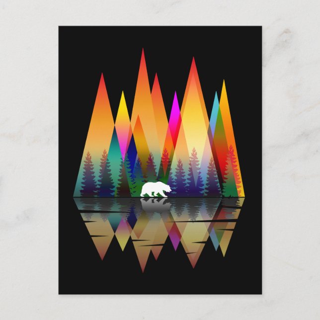 CARTÃO POSTAL URSO DE MONTANHA (Frente)