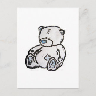 Cartão Postal Urso de pelúcia do sótão