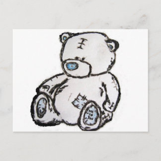Cartão Postal Urso de pelúcia do sótão