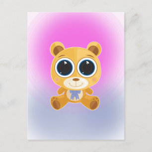 Cartão Postal Urso de Teddy