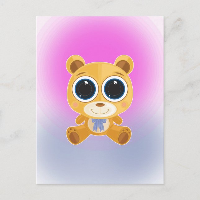 Cartão Postal Urso de Teddy (Frente)