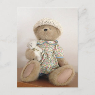 Cartão Postal Urso de ursinho enchido bonito