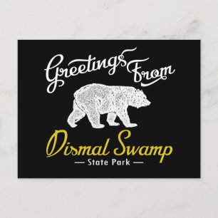 Cartão Postal Urso do Parque Estadual Dismal Swamp