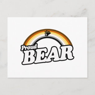 Cartão Postal Urso e Orgulhoso