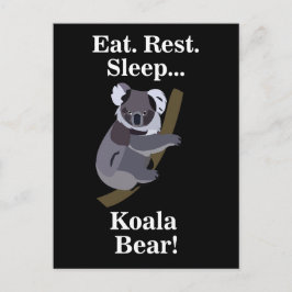 Cartão Postal Urso Koala Engraçado