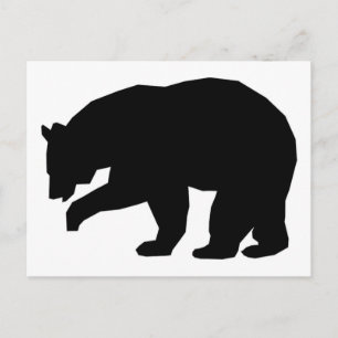 CARTÃO POSTAL URSO NEGRO