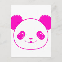 Urso Panda de Kawaii Rosa