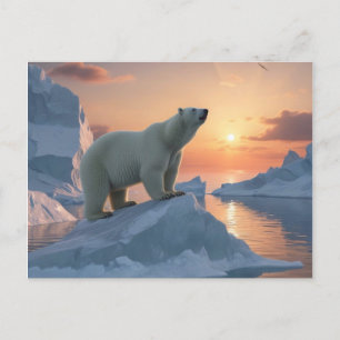 Cartão Postal Urso Polar