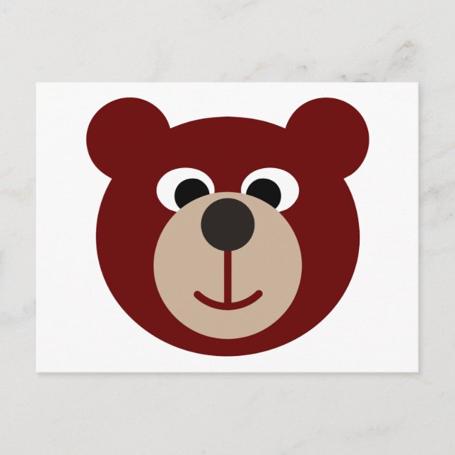 Cartão Postal Urso Sorridente (Frente)