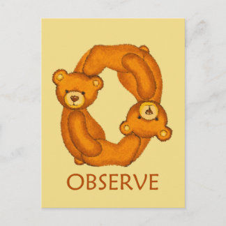 Cartão Postal Ursos de bíblia ~ Observar Escritura 2