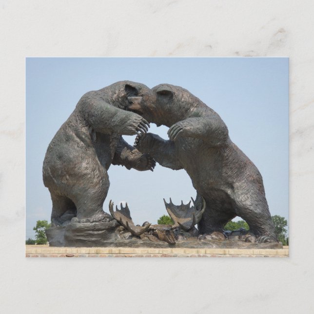 Cartão Postal Ursos - Dundee, Michigan (Frente)