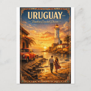 Cartão Postal URUGUAI – Charme Atemporal à Beira-Mar