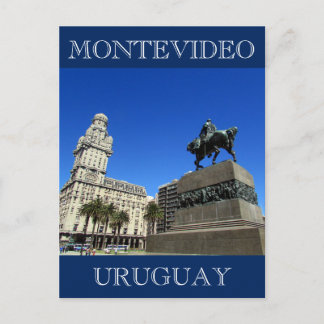 Cartão Postal uruguay montevideo plaza